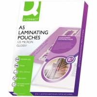 Q-connect lamineringslommer A5 125 mic