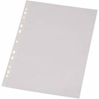 Q-connect plastlomme A4 top&aring;bning 50my glasklar