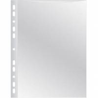 Q-connect plastlomme m/pr&aelig;g A4 top&aring;bning 50my