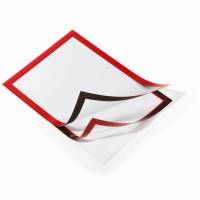 Durable Duraframe A4 selvkl&aelig;bende magnetramme r&oslash;d 10stk