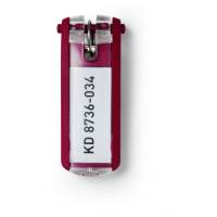 Durable KEY CLIP n&oslash;glering i farven r&oslash;d