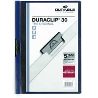 Durable Duraclip A4 klemmemappe 30ark bl&aring;