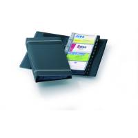 Durable Visifix visitkortmappe til 200 visitkort gr&aring;