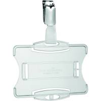 Durable kortholder &aring;ben front med stropklemme