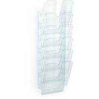 Durable FLEXIPLUS brochurev&aelig;greol med 6 bakker til A4-format