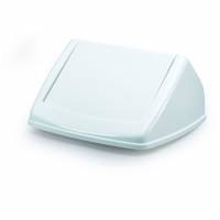 Durable Durabin 40L Flip vippel&aring;g hvid