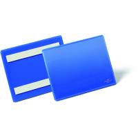 Durable lagerlomme m/selvkl&aelig;b A6 tv&aelig;rformat bl&aring;