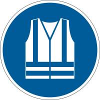 Durable p&aring;budsskilt &Oslash;43cm bl&aring;