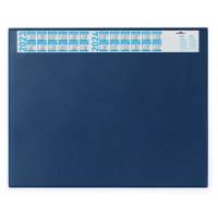 Durable skriveunderlag m/&aring;rskalender 52x65 cm m&oslash;rkebl&aring;