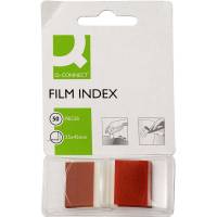 Q-connect 25 x 45 mm indexfaner i r&oslash;d