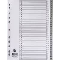 Q-connect register A4 31 tabs gr&aring;