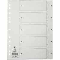 Q-connect register A4 1-5 hvid