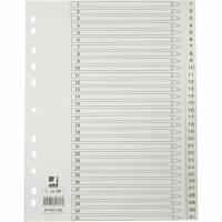 Register Q-Connect A4 1-31 Hvid Plast