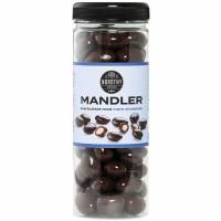 Nordthy mandler m&oslash;rk chokolade 325g