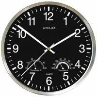 Unilux Wetty &Oslash;30 cm v&aelig;gur s&oslash;lv/sort