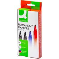 Permanent Marker Q-Connect - 4 Farver