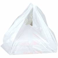 Blokpose plast 30my 58x39cm hvid 500stk