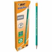 BIC Evolution blyant med viskel&aelig;der HB gr&oslash;n
