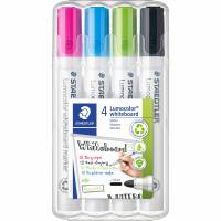 Staedtler Lumocolor 351 whiteboardmarker s&aelig;t 4 farver