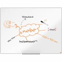 Nobo Impression Pro st&aring;l whiteboard 120x90cm hvid