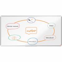 Nobo Premium Plus st&aring;l whiteboard 180x90cm hvid