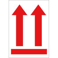 Apli etiket PIL 130x90mm hvid/r&oslash;d 200stk