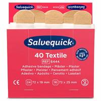 Salvequick tekstilplaster refill 6x43stk