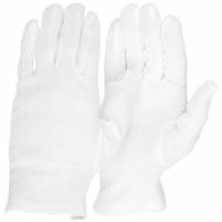 BlueStar Interlock bomuldshand STR. 10 hvid