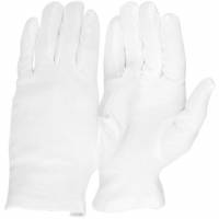 BlueStar Interlock bomuldshand STR. 9 hvid