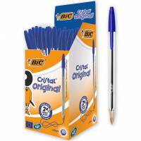 BIC Cristal kuglepen 0,32mm bl&aring;