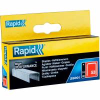 Rapid h&aelig;fteklammer 53/10 2500stk