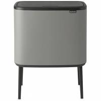 Brabantia BO vippel&aring;gsspand 11+23L Concrete Grey
