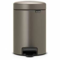 Brabantia NewIcon pedalspand 3L Platinum