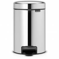 Brabantia NewIcon pedalspand 3L Brilliant Steel
