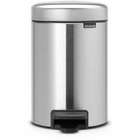 Brabantia NewIcon pedalspand Fingerprint Proof 3L Matt Steel