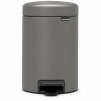Brabantia NewIcon pedalspand 3L Concrete Grey