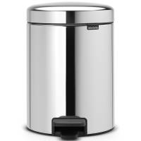 Brabantia NewIcon pedalspand 5L Brilliant Steel