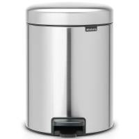 Brabantia NewIcon pedalspand Fingerprint Proof 5L Matt Steel