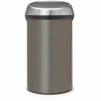 Brabantia Touch Bin vippel&aring;gsspand 60L Platinum/Matt Steel