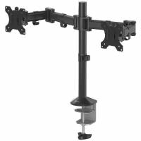 Fellowes Reflex Dual 27" monitorarm 2 arme sort