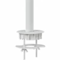 Luxo bordb&oslash;sning hvid