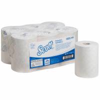 Scott aft&oslash;rringspapir 19,8cmx190m hvid 6ruller