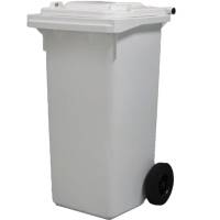 Skraldespand 120L 480x540x930mm hvid