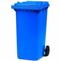 Skraldespand 240L 580x670x1070mm bl&aring;