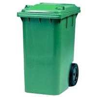 Skraldespand 360L 600x800x1100mm gr&oslash;n