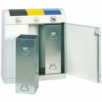 Affaldssorteringsbokse 3x45L