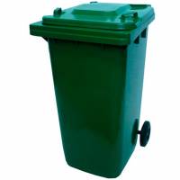 Skraldespand 120L 480x540x930mm gr&oslash;n