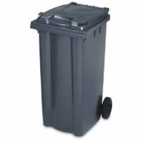 Skraldespand 120L 480x540x930mm gr&aring;