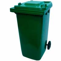 Skraldespand 240L 580x670x1070mm gr&oslash;n