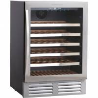 Scandomestic 146L vinskab rustfrit st&aring;l